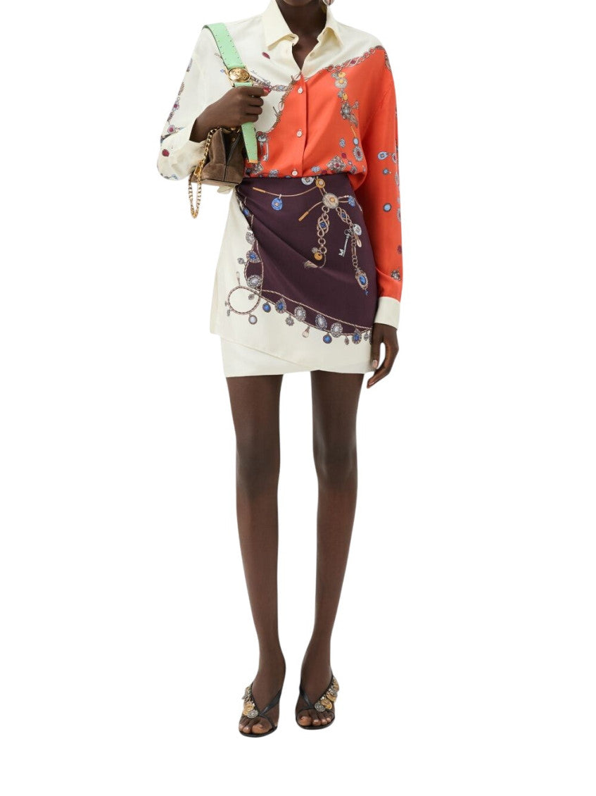 Multicolor Printed Mini Skirt 3