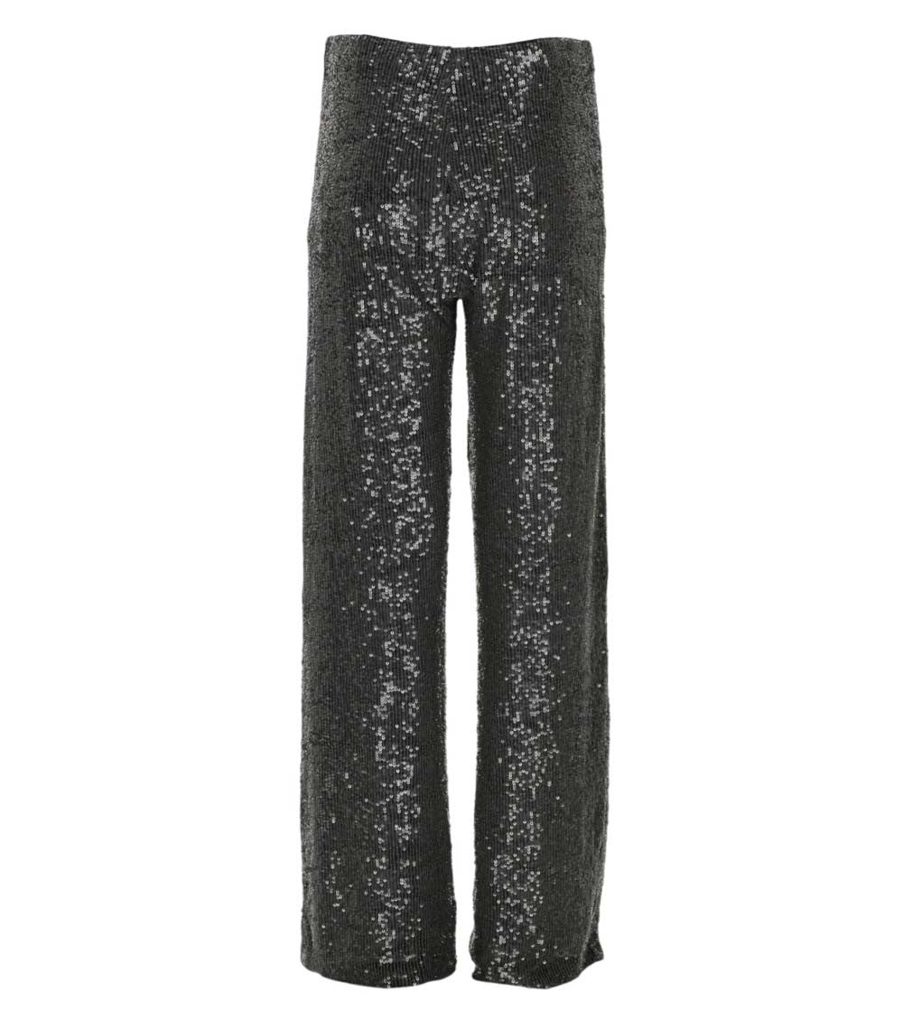 Black Straight Flat Front Pants 2