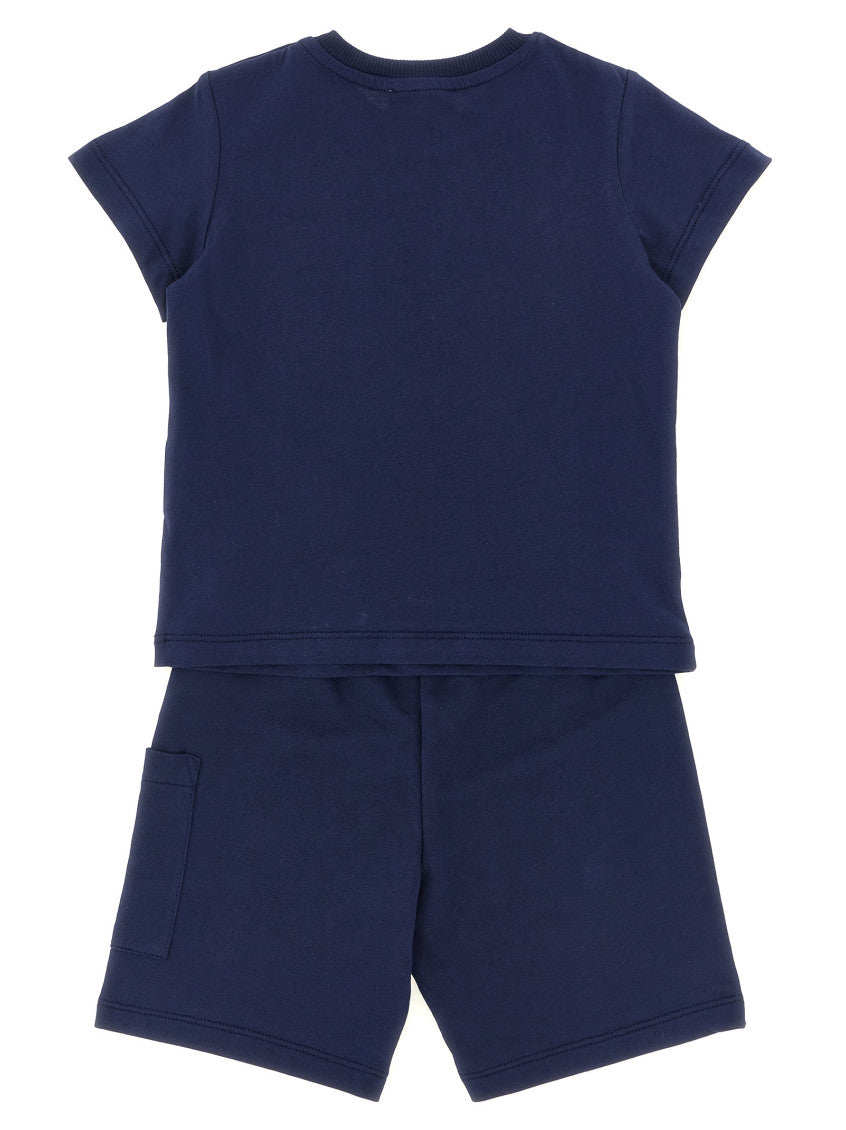 2-piece Navy Blue Printed T-Shirt/Shorts Sets (Baby Boys) 3