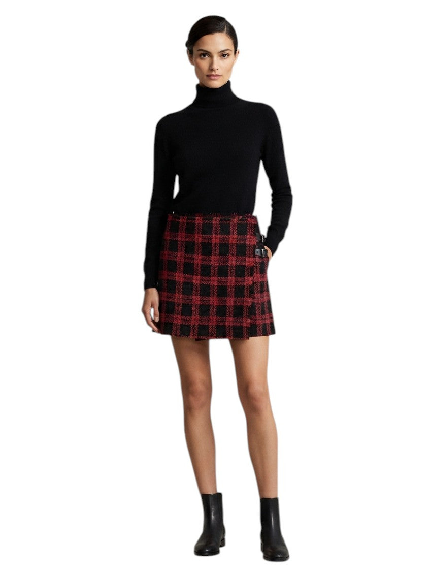Multicolor Checks Mini Skirt 1