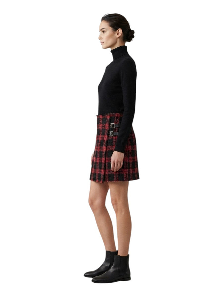 Multicolor Checks Mini Skirt 3