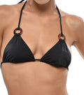 Black Logo Bikini Top Swimwear 1