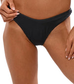 Black Logo Bikini Bottom Swimwear 1