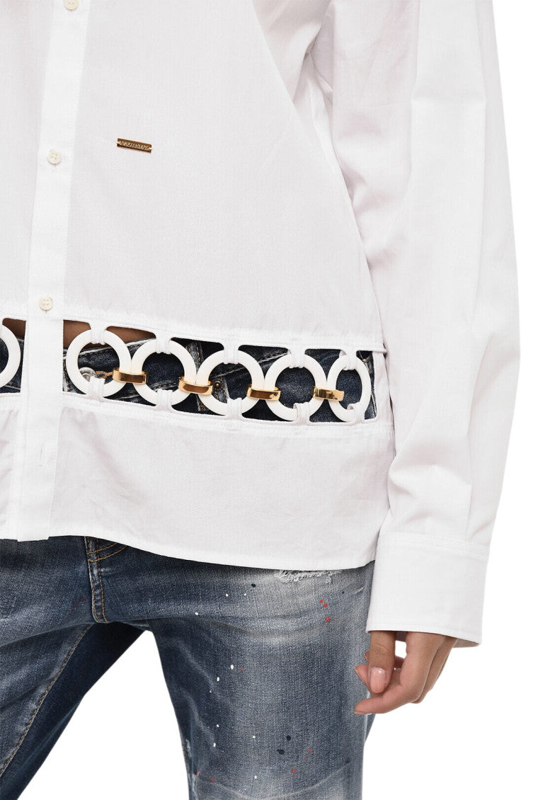 White Regular Solid Shirt 3