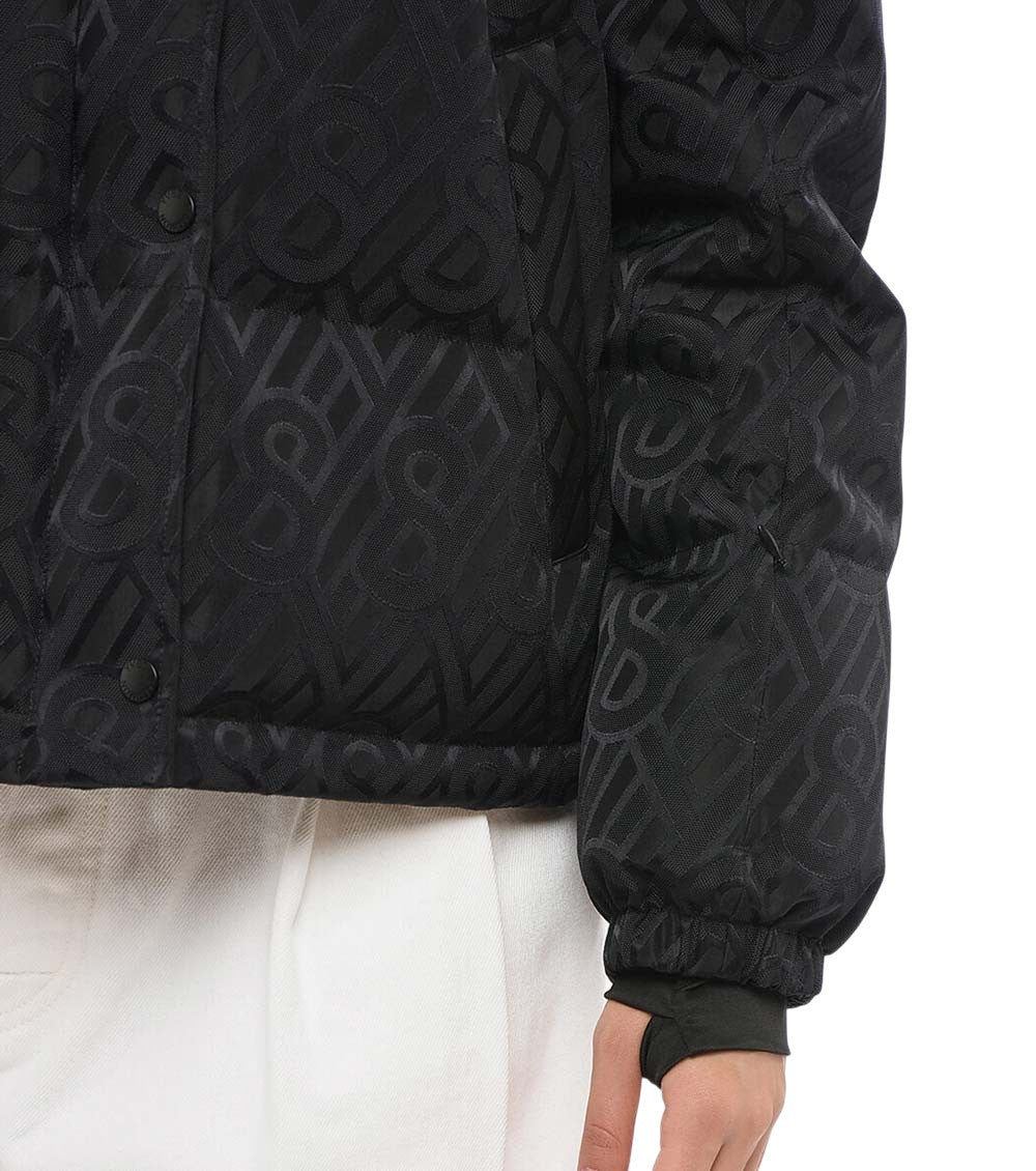 Black Logo Hood Jacket 3