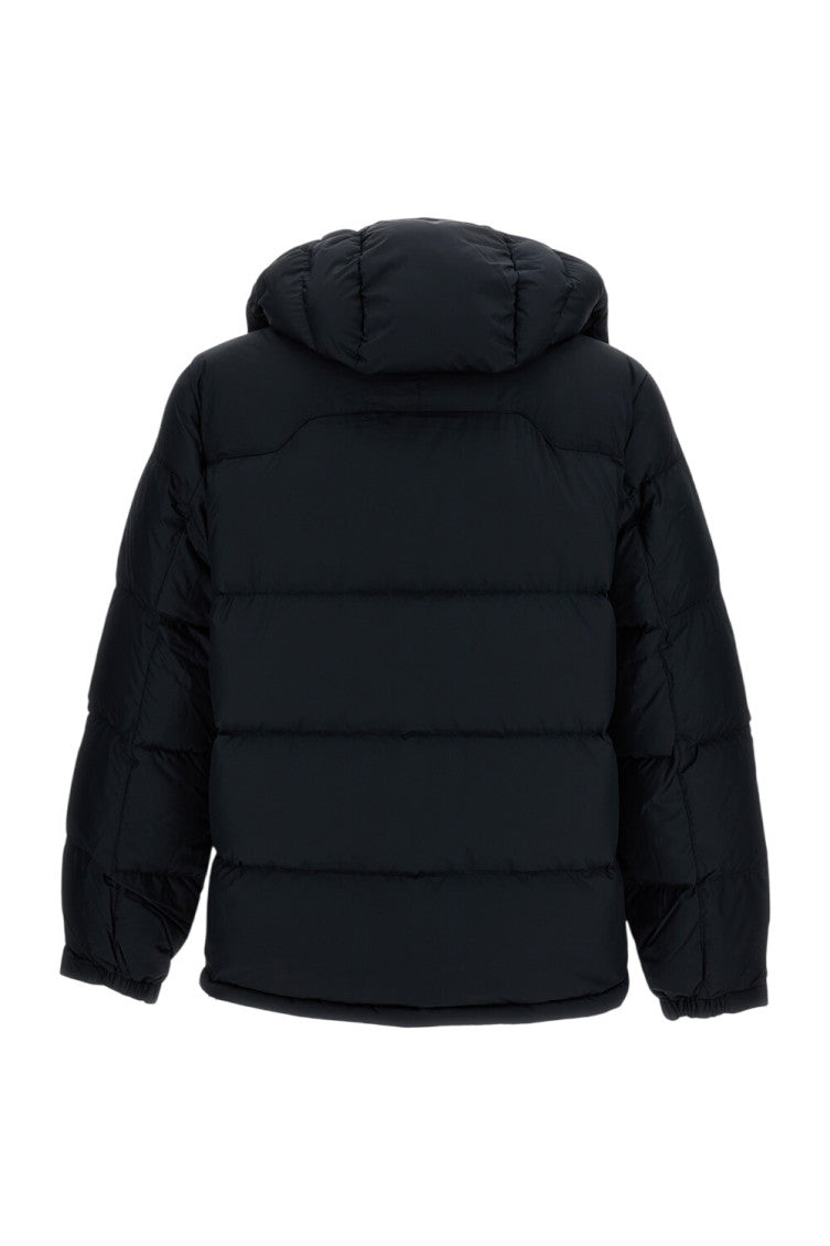 Black Quilted Hood Jacket 2