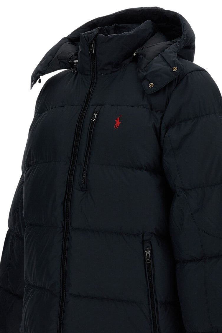 Black Quilted Hood Jacket 3
