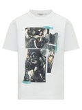 White Graphic Crew Neck T-Shirt 1
