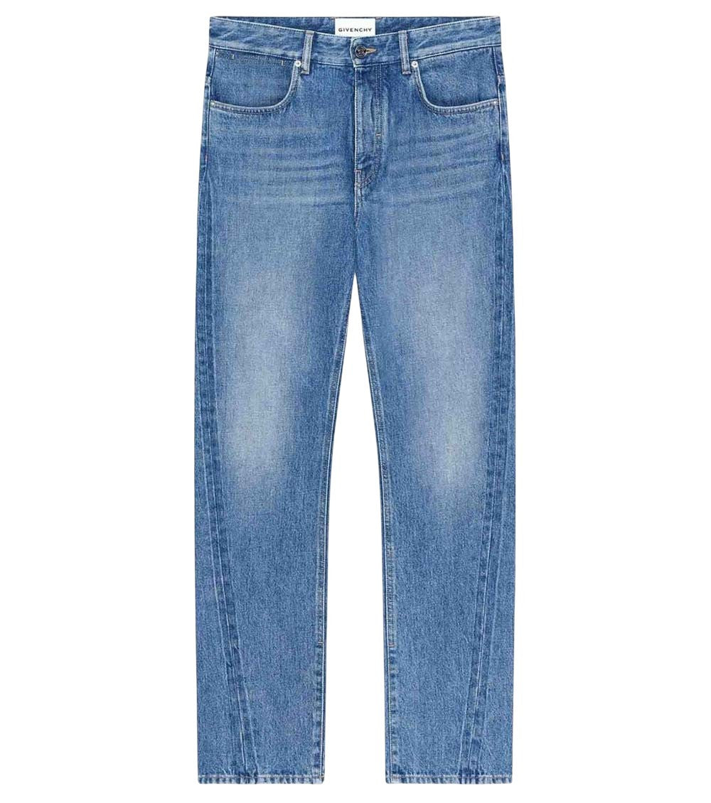 Blue Mid Rise Jeans 1