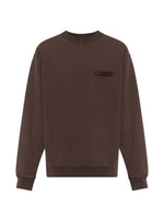 Brown Crew Neck Sweatshirt 1