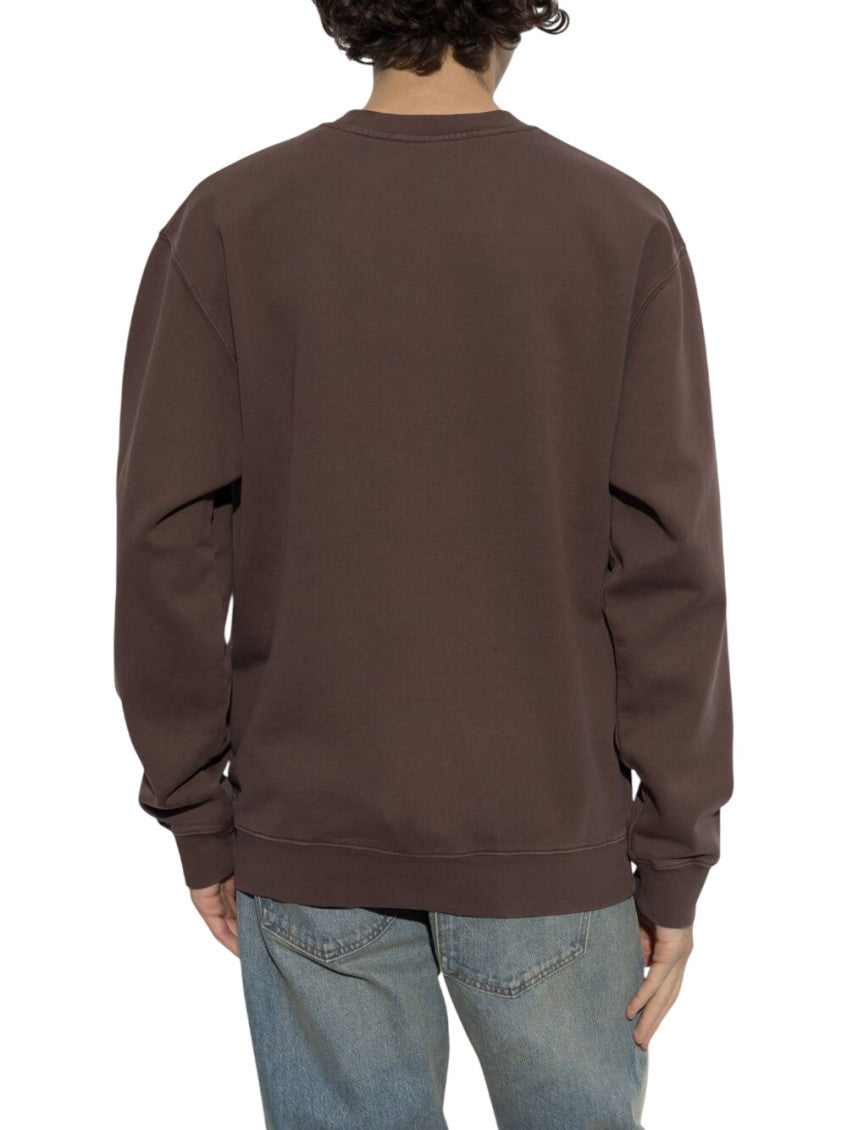Brown Crew Neck Sweatshirt 3