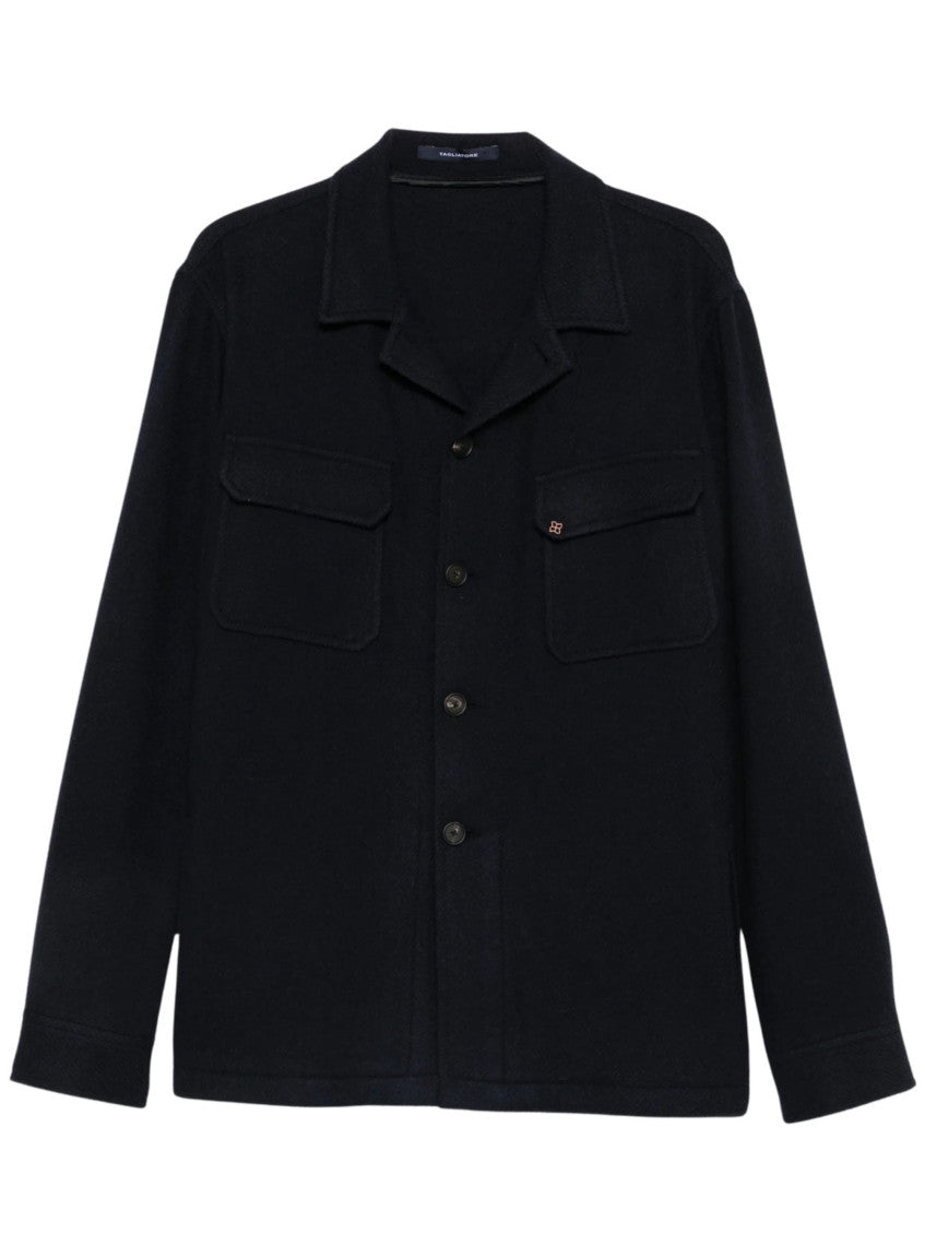 Dark Navy Shirt Collar Jacket 1
