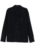 Dark Navy Shirt Collar Jacket 1