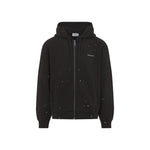 Black Logo Hood Jacket 1