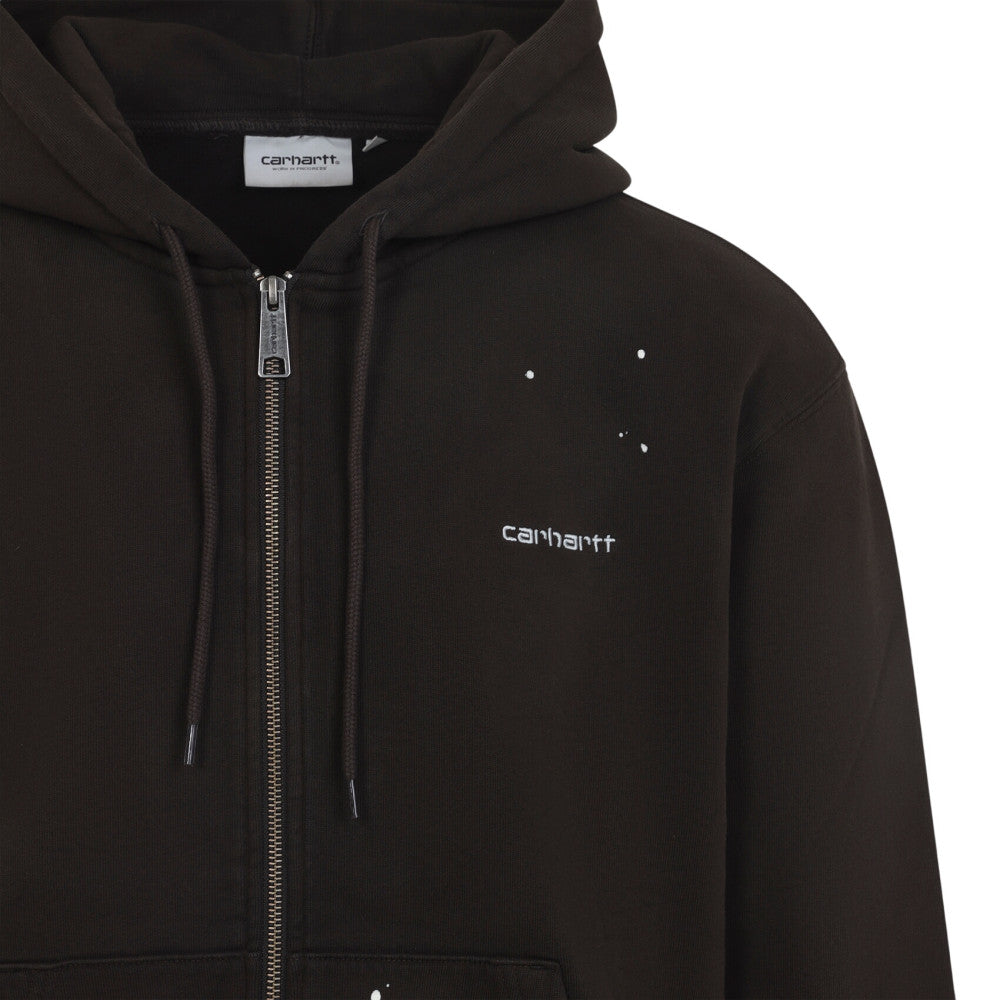 Black Logo Hood Jacket 3