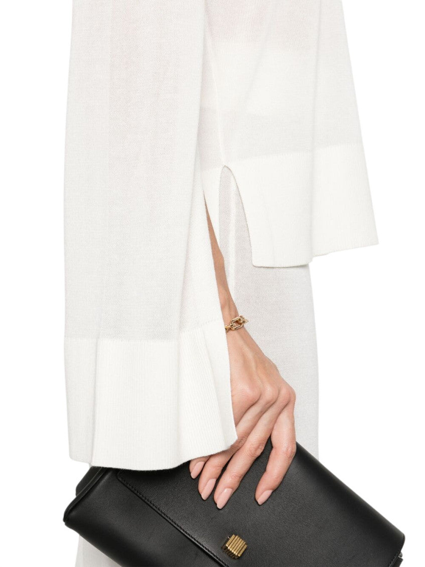 White Solid Turtle Neck Sweater 5