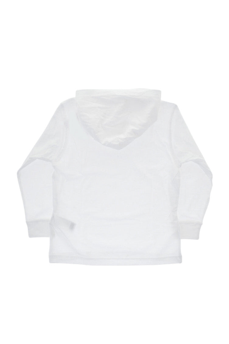 Boys White Logo Hoodie 2