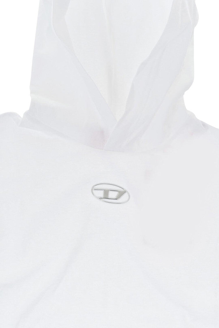Boys White Logo Hoodie 3