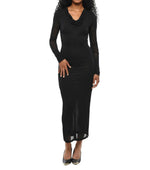 Black Cowl Neck Maxi Dress 1