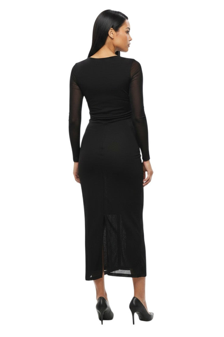 Black Cowl Neck Maxi Dress 2
