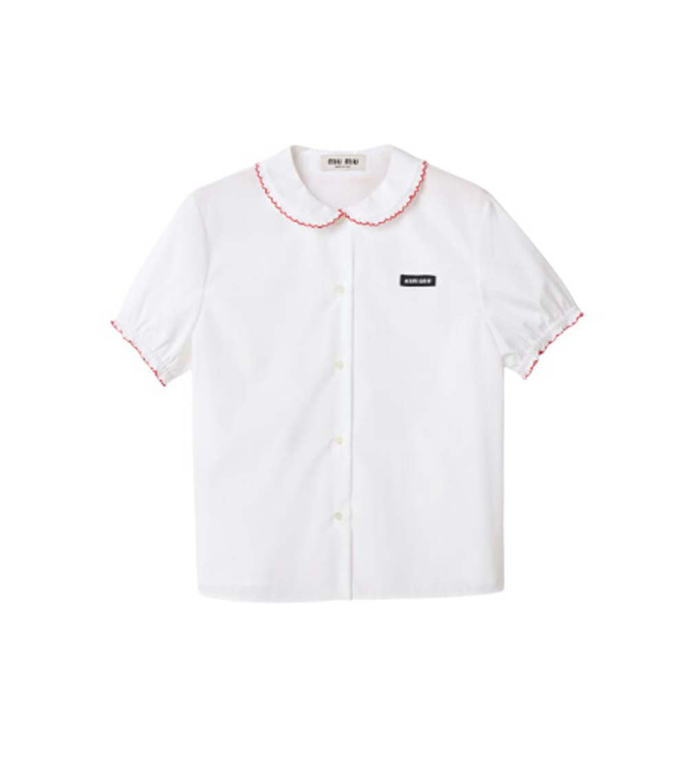White Regular Logo Shirt 1