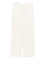 Off White Relaxed Pleated Pants 1