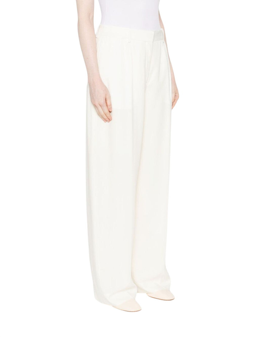 Off White Relaxed Pleated Pants 2