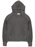Washed Black Solid Hoodie 1