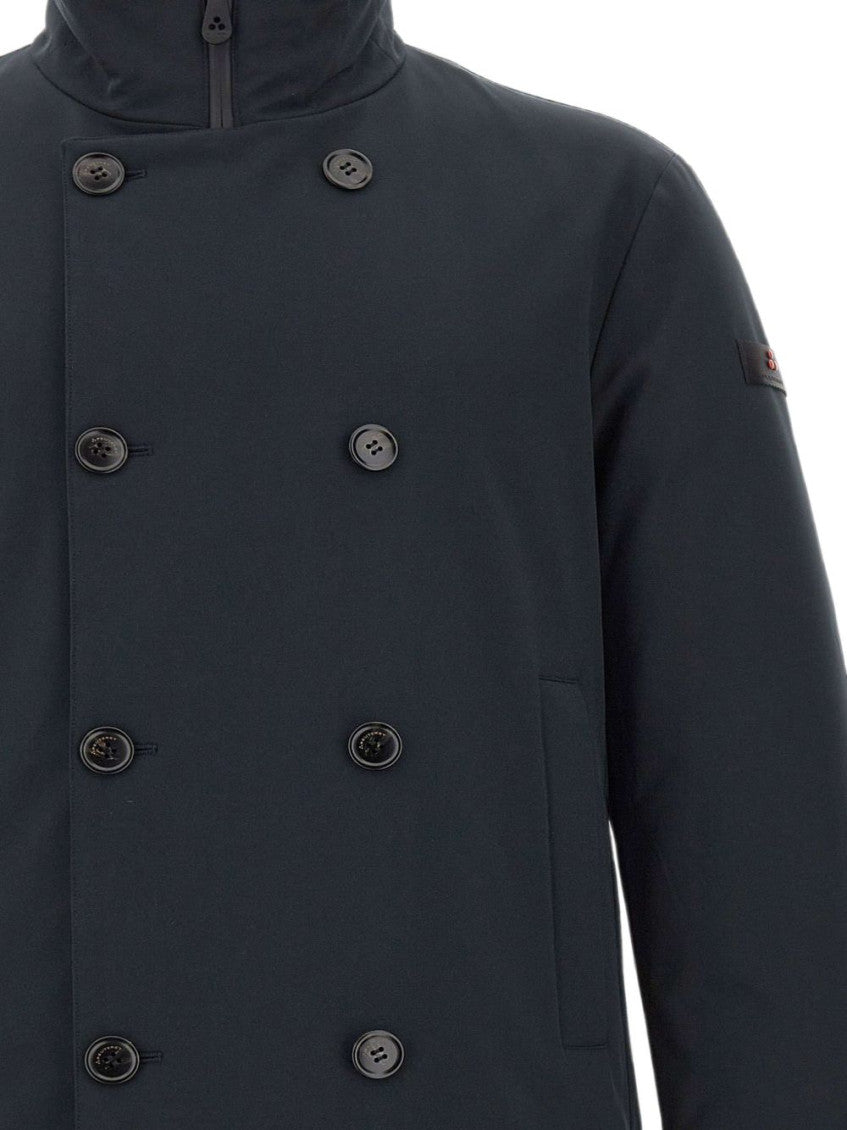 Dark Navy Mock Collar Jacket 4