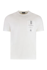 White Logo Crew Neck T-Shirt 1