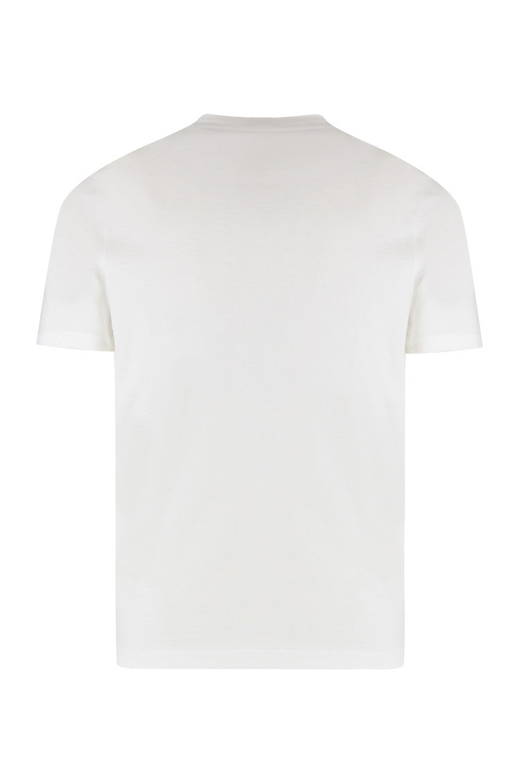 White Logo Crew Neck T-Shirt 2