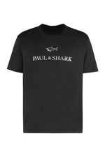Black Logo Crew Neck T-Shirt 1