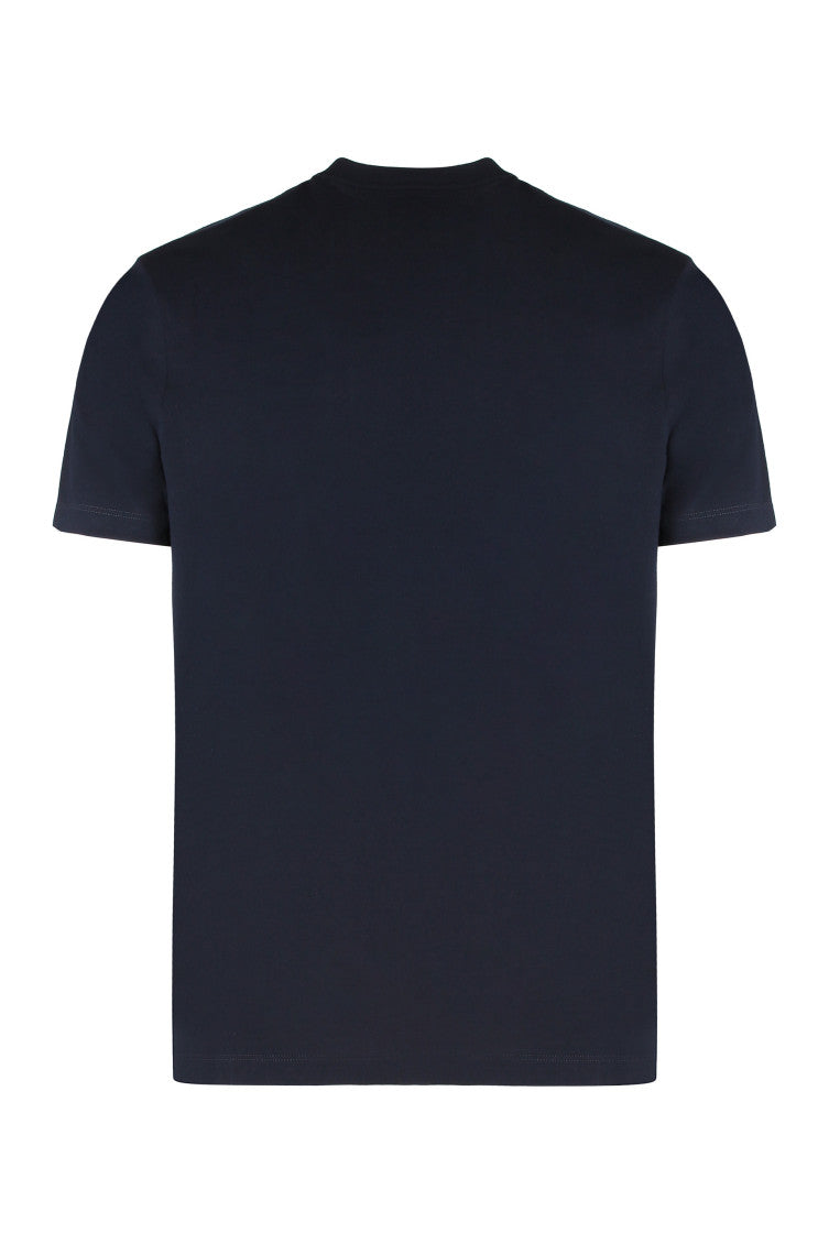 Navy Blue Crew Neck T-Shirt 2