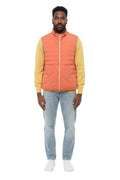 Orange Quilted Regular Jacket 1