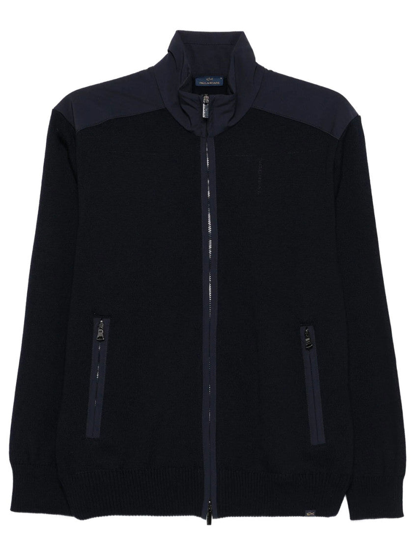 Black Regular Zip Up Cardigan 1