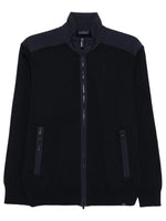 Black Regular Zip Up Cardigan 1