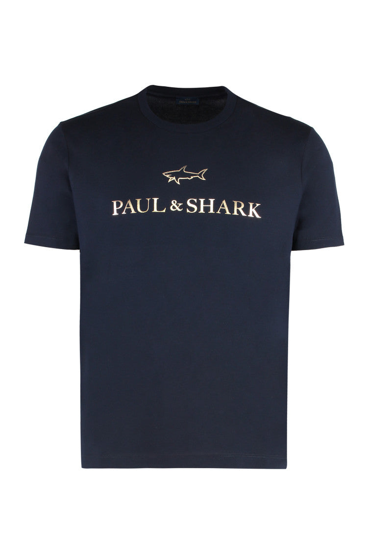 Navy Blue Crew Neck T-Shirt 1