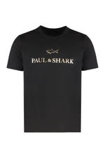 Black Logo Crew Neck T-Shirt 1