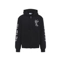 Black Graphic Relaxed Hoodie 1