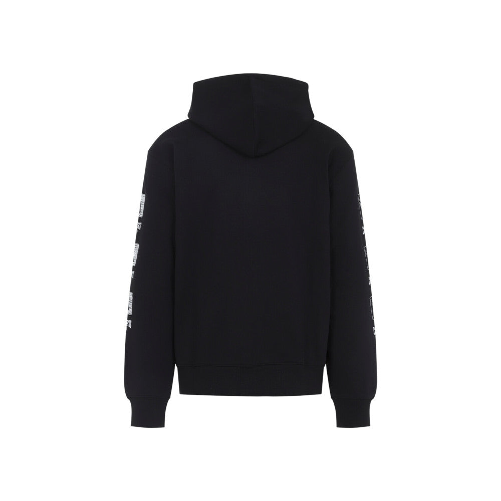Black Graphic Relaxed Hoodie 2