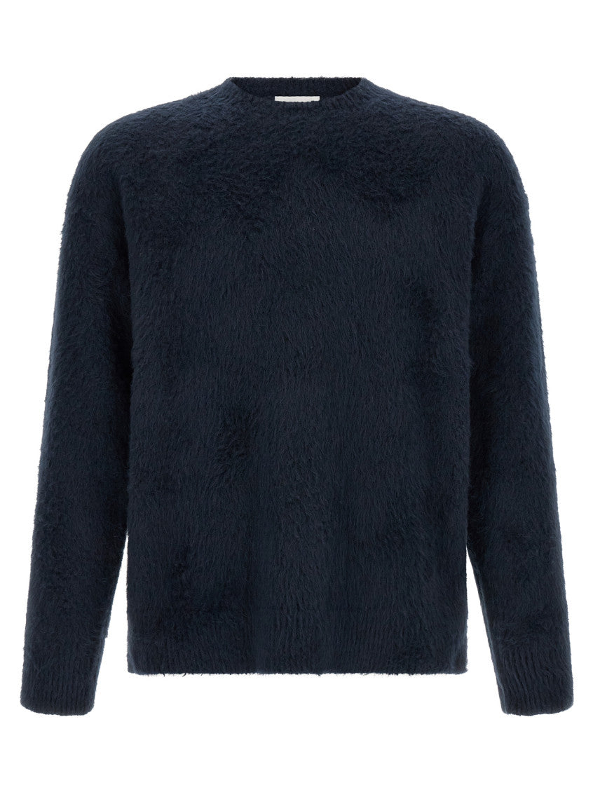 Navy Blue Gauze Sweater 1