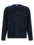 Navy Blue Gauze Sweater 1