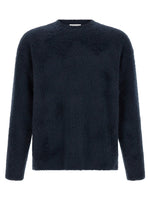 Navy Blue Gauze Sweater 1