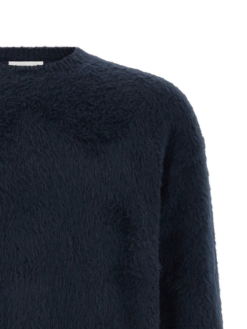 Navy Blue Gauze Sweater 3