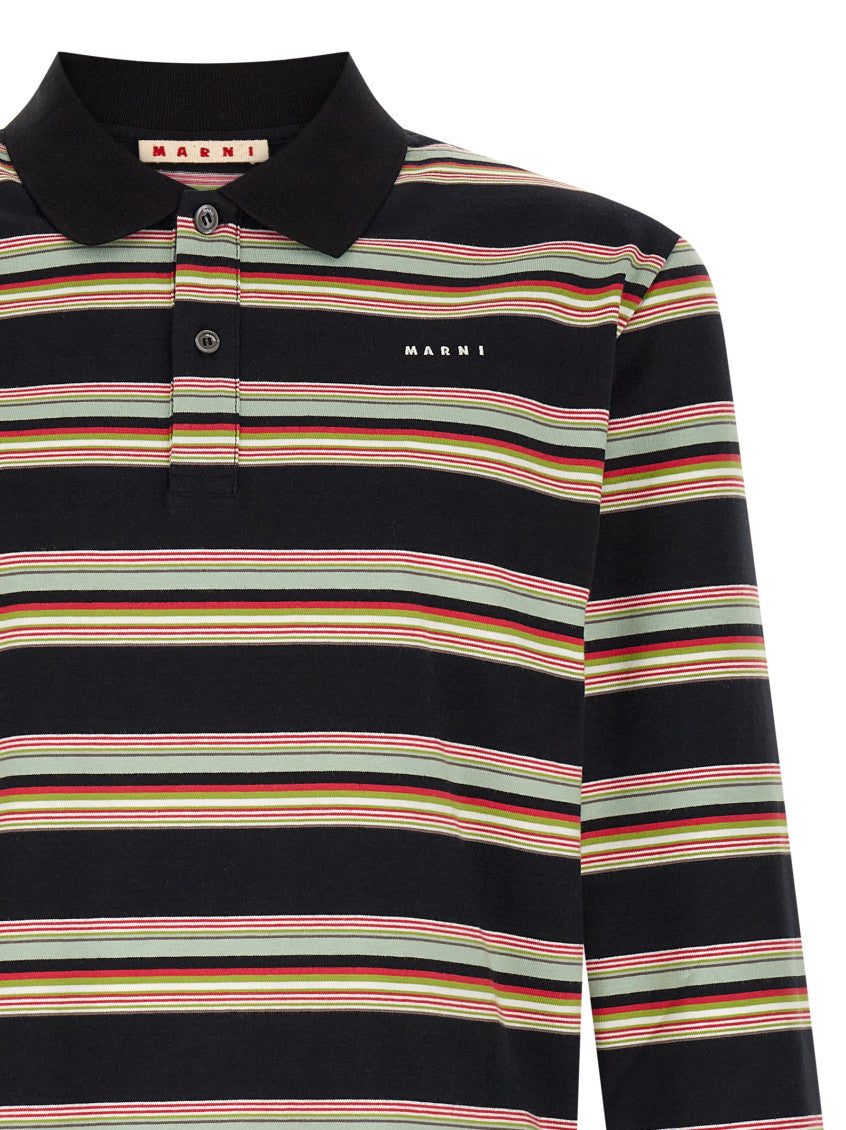 Multicolor Stripes Full Sleeves Polo 3
