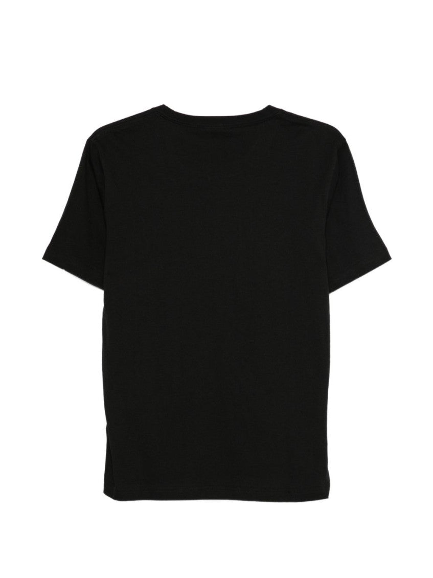 Black Graphic Crew Neck T-Shirt 3
