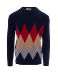 Blue Crew Neck Sweater 1