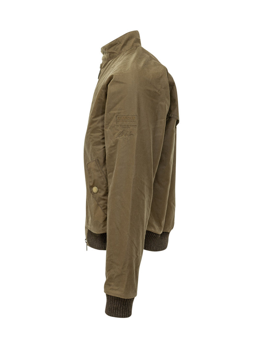 Green Mandarin Collar Jacket 3