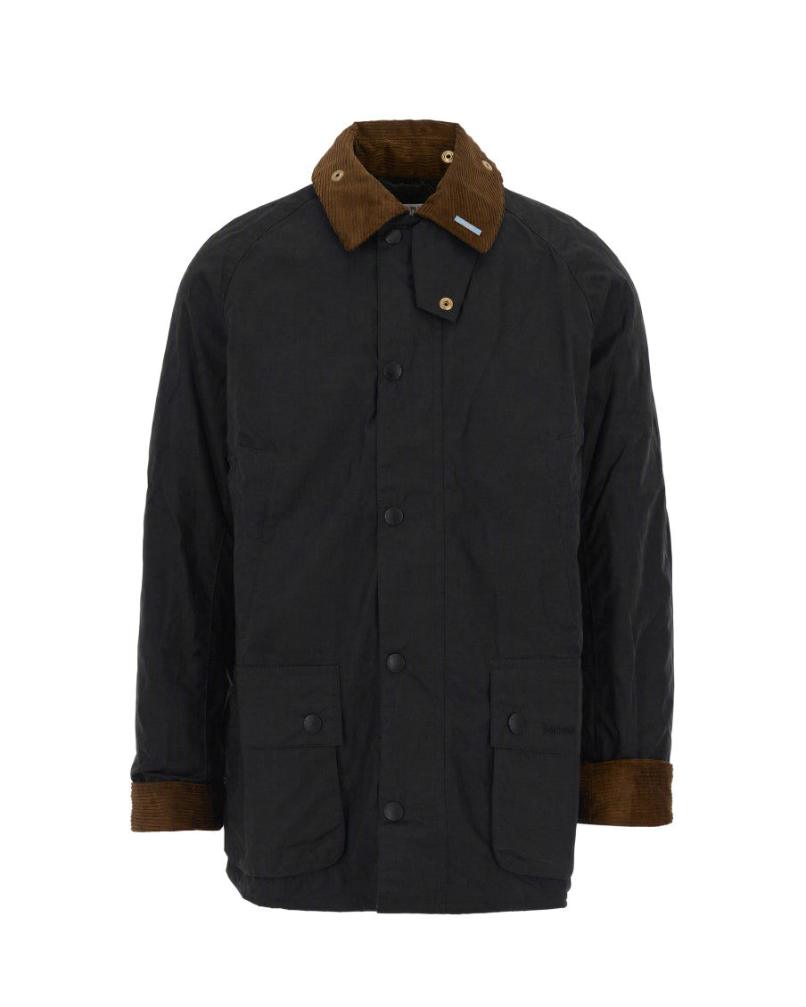 Dark Green Shirt Collar Jacket 1