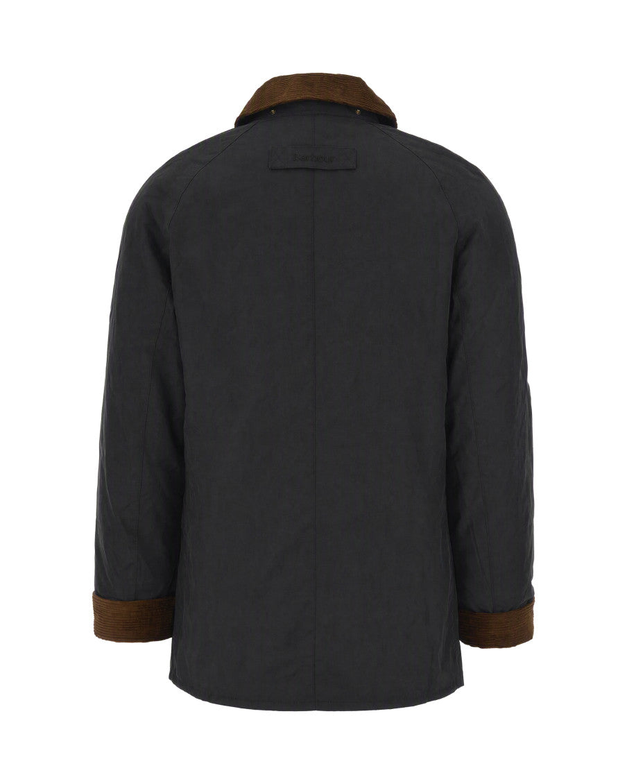 Dark Green Shirt Collar Jacket 2